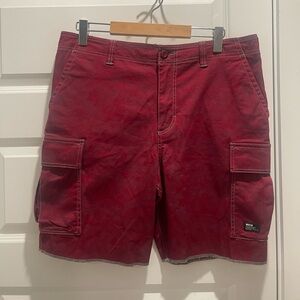 Nike SB red camo combat ripstop men shorts 34